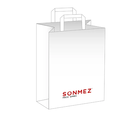PAPER BAG WITH FLAT HANDLE