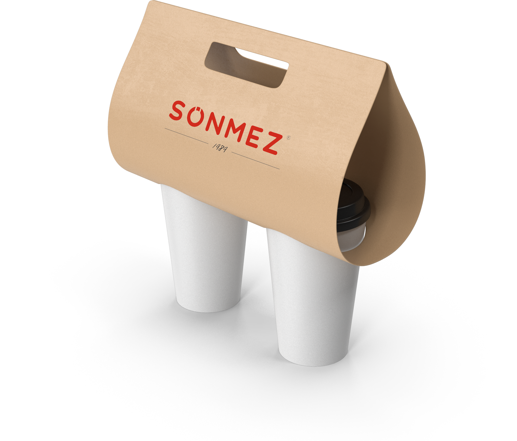 Sönmez Pack paper coffee cup carrier